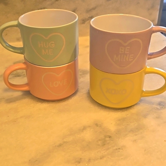 Eccolo Coffee mugs 4 piece - Picture 2 of 6